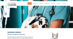 Desktop Screenshot of clinicaveterinariachaman.com